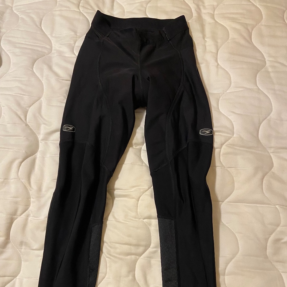Sugoi Evolution Mid-Zero fleece padded cycling tights NWOT
